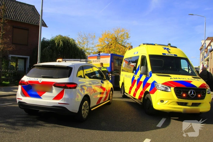 Fietser gewond na aanrijding met auto