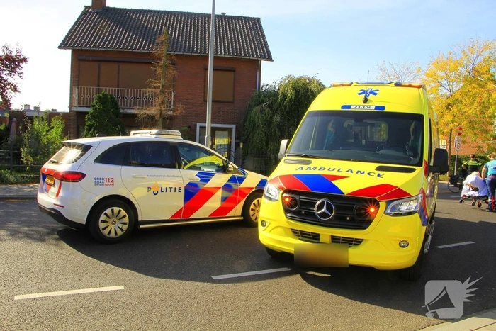 Fietser gewond na aanrijding met auto
