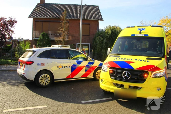 Fietser gewond na aanrijding met auto