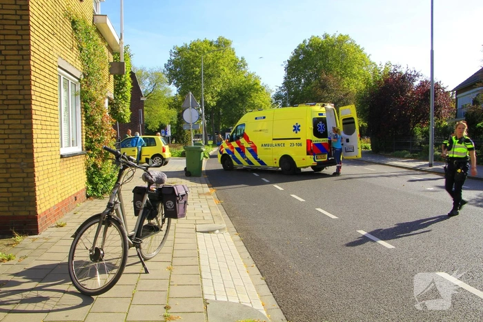 Fietser gewond na aanrijding met auto