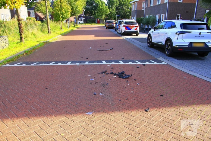 Ongeval met elektrische Audi leidt tot forse schade