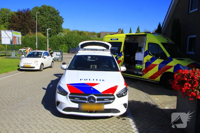 Botsing tussen twee voertuigen zonder gewonden