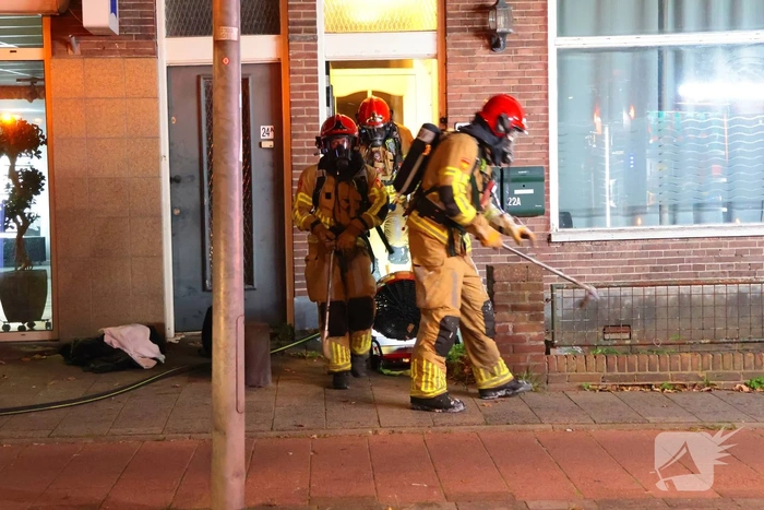 Brand in woning door frituurpan