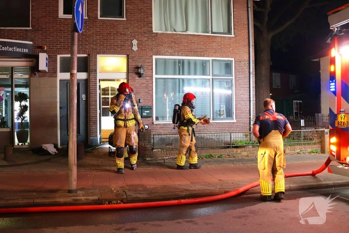 Brand in woning door frituurpan