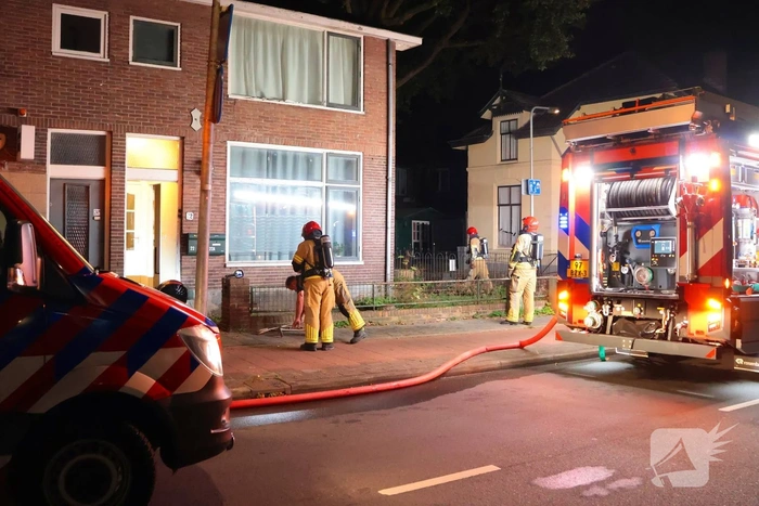Brand in woning door frituurpan