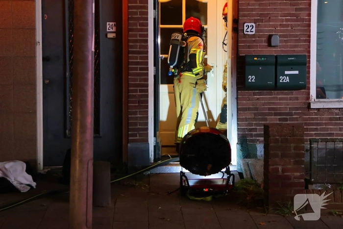 Brand in woning door frituurpan