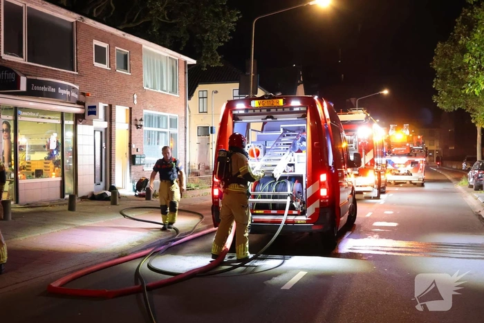 Brand in woning door frituurpan