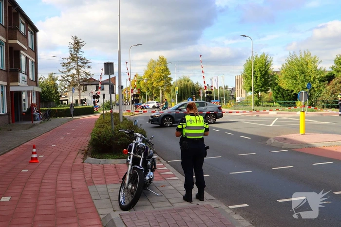 Motorrijder gewond bij aanrijding