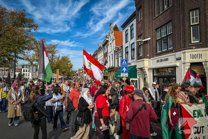 Mobiele Eenheid groots aanwezig bij protestmars