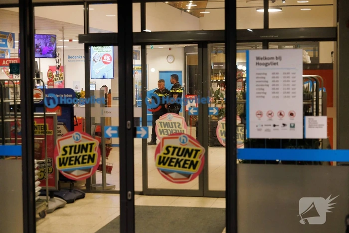 Supermarkt slachtoffer van overval