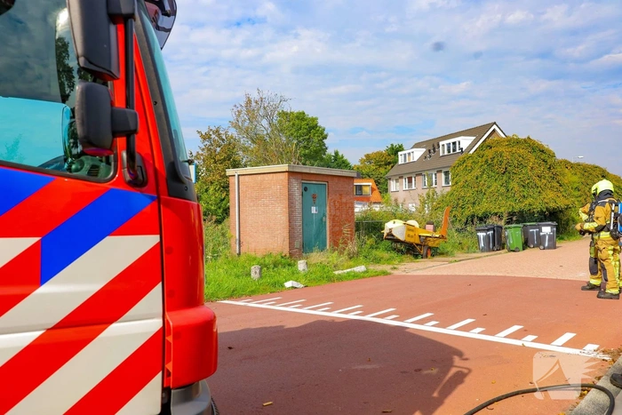 Brand door kortsluiting leidt tot stroomstoring