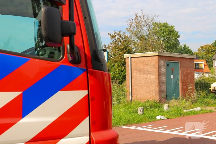 Brand door kortsluiting leidt tot stroomstoring