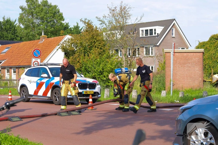 Brand door kortsluiting leidt tot stroomstoring