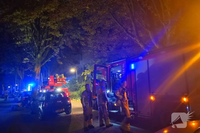 Brandweer ingezet voor gebouwbrand