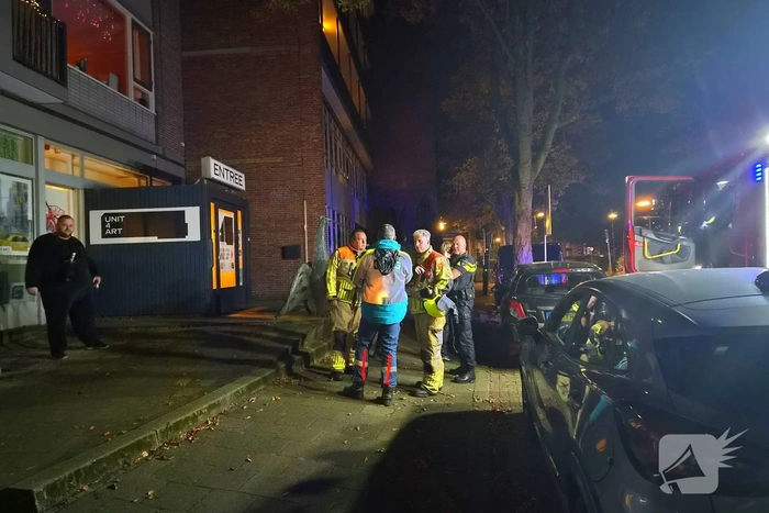 Brandweer ingezet voor gebouwbrand