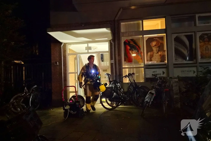 Brandweer ingezet voor gebouwbrand