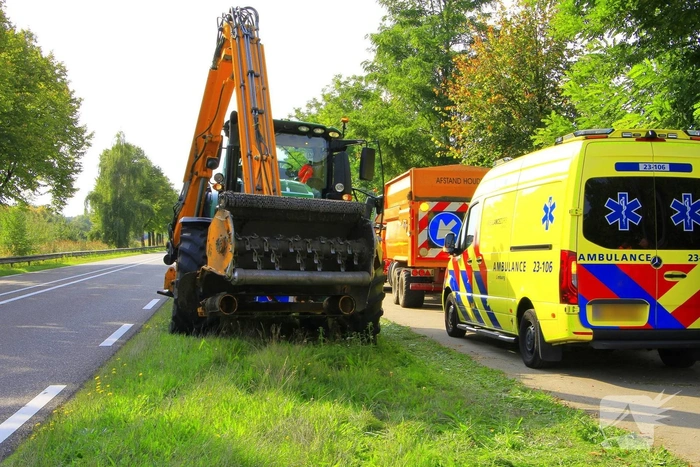 Fatbiker gewond bij aanrijding met landbouwvoertuigen