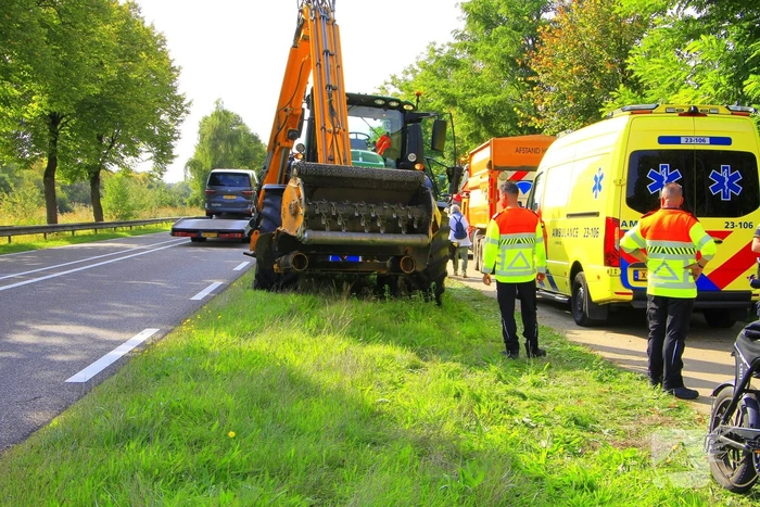 Fatbiker gewond bij aanrijding met landbouwvoertuigen