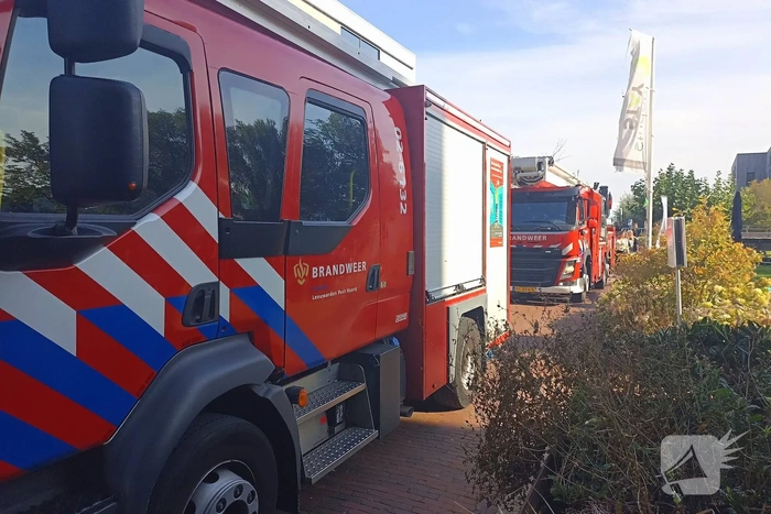 Airfryer vat vlam in flatgebouw