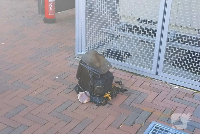 Airfryer vat vlam in flatgebouw