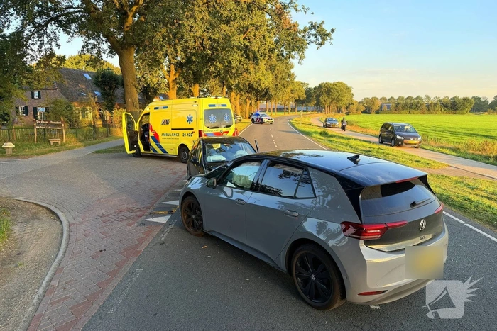 Frontale aanrijding met gewonde
