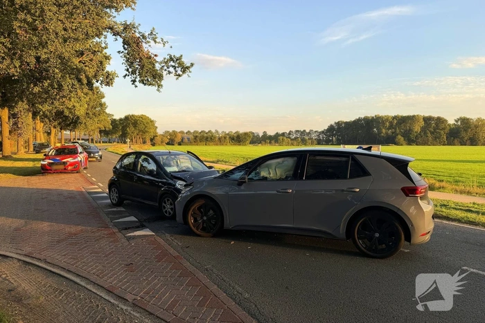 Frontale aanrijding met gewonde