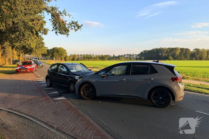 Frontale aanrijding met gewonde