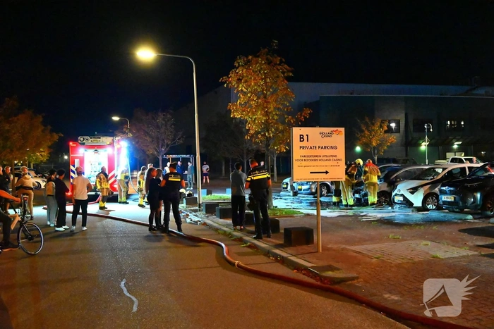 Voertuig total-loss na brand