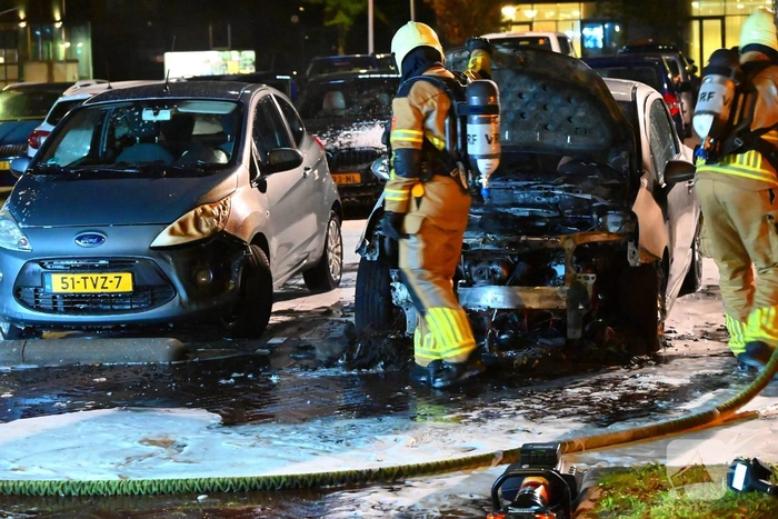 Voertuig total-loss na brand