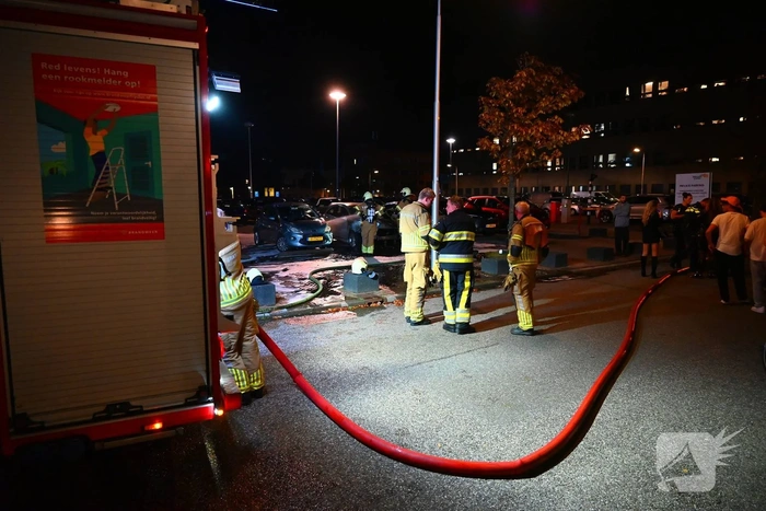 Voertuig total-loss na brand