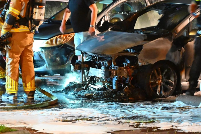 Voertuig total-loss na brand