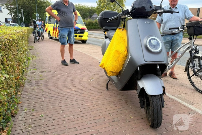 Scooterrijder gewond na val tijdens uitwijkmanoeuvre