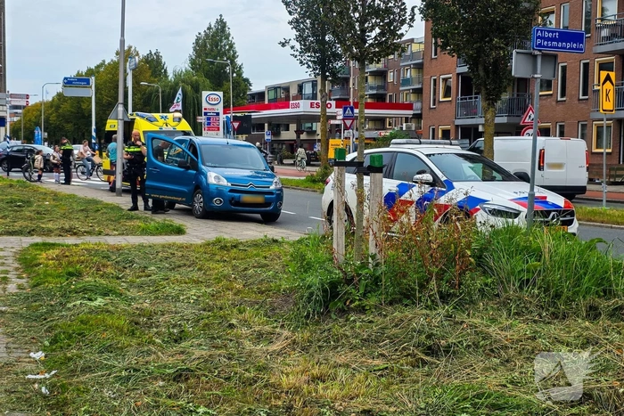 Ongeval tussen auto en fietser