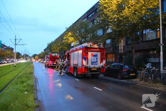 Woningbrand zorgt voor ontruiming