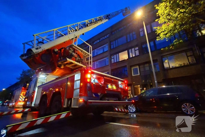 Woningbrand zorgt voor ontruiming