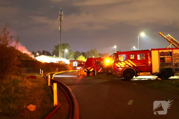 Brand verwoest loods
