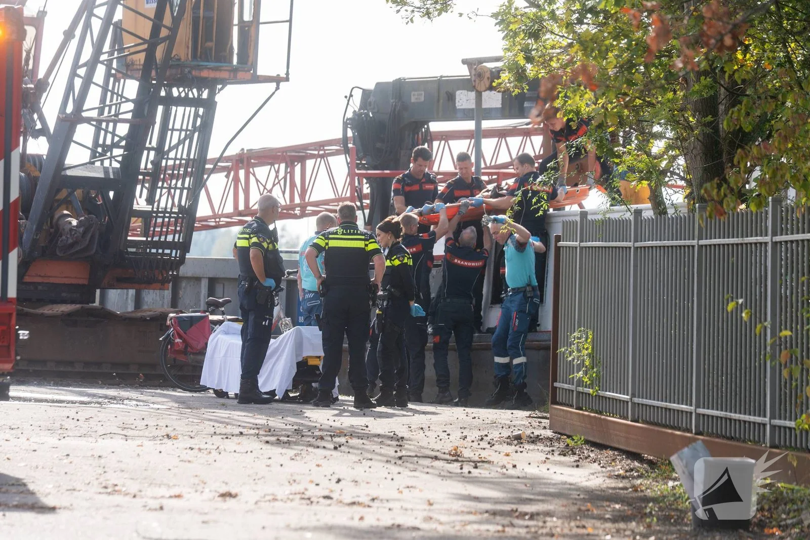 Gewonde van schip gehaald na geweldsincident