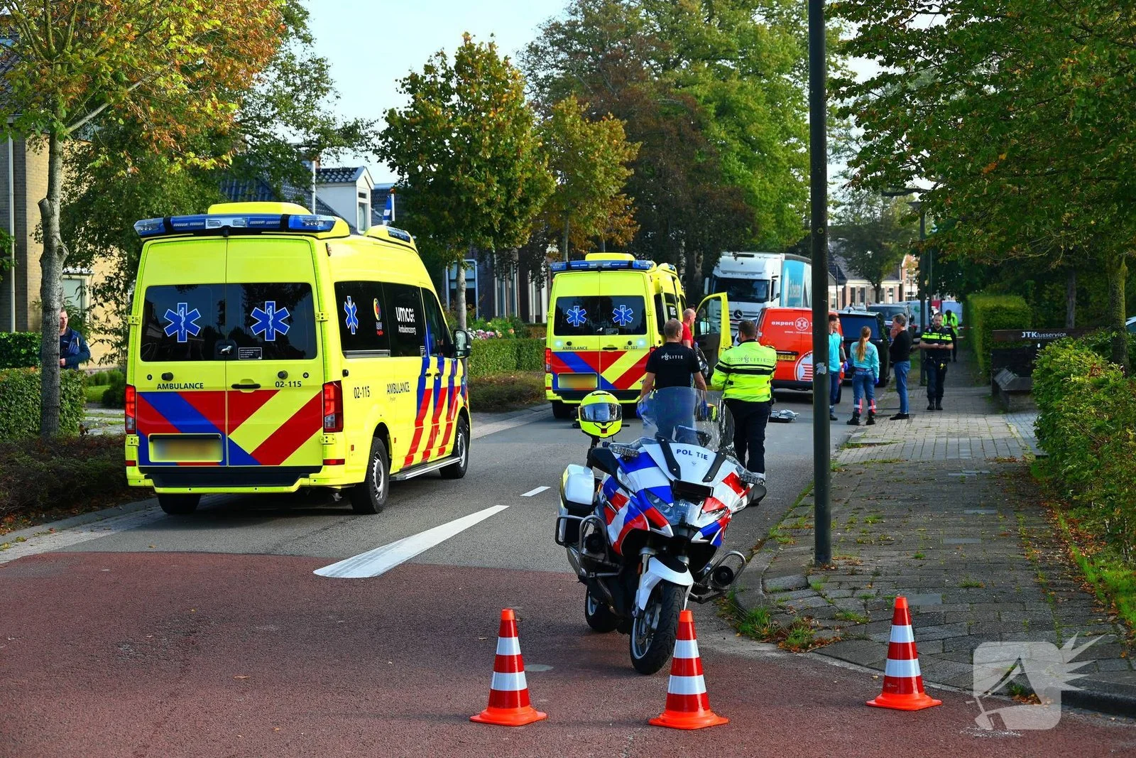 Traumateam ingezet na ongeval in de ochtend