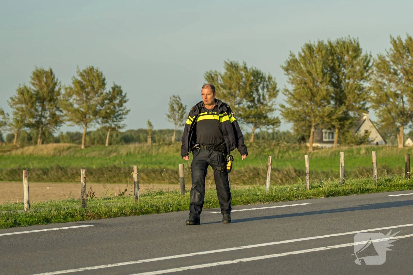 Kettingbotsing op provinciale weg zorgt voor schade