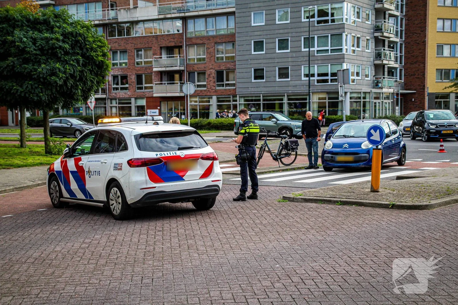 Traumahelikopter opgeroepen bij ongeval tussen auto en fietser