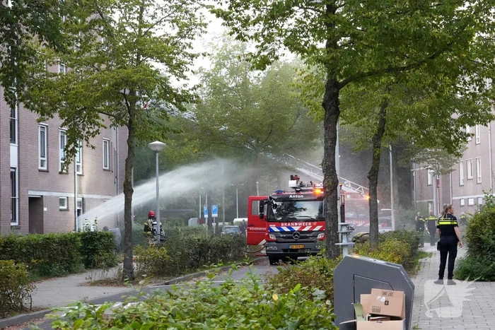 Fikse brand in berging