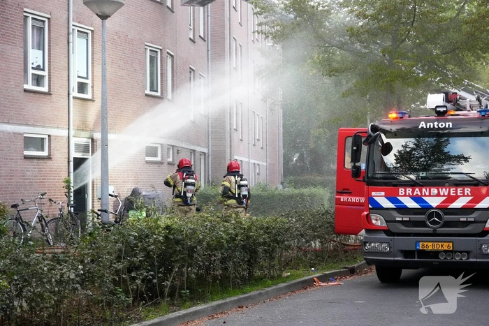 Fikse brand in berging