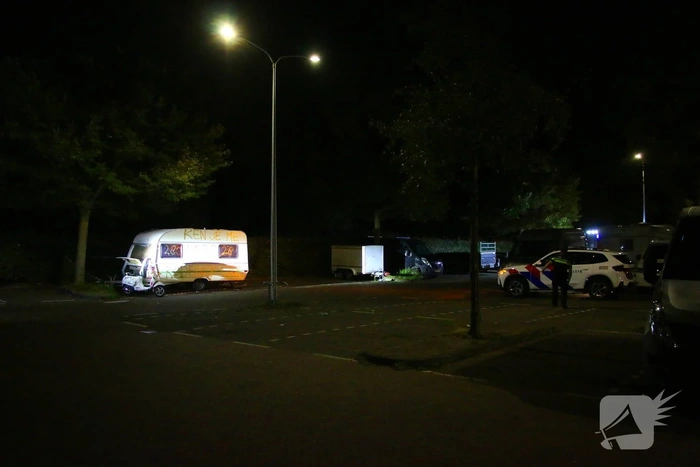 Escalatie rond caravan Rogier Smit: hulpdiensten groots aanwezig