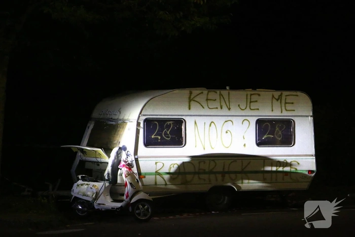 Escalatie rond caravan Rogier Smit: hulpdiensten groots aanwezig
