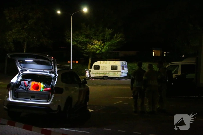 Escalatie rond caravan Rogier Smit: hulpdiensten groots aanwezig