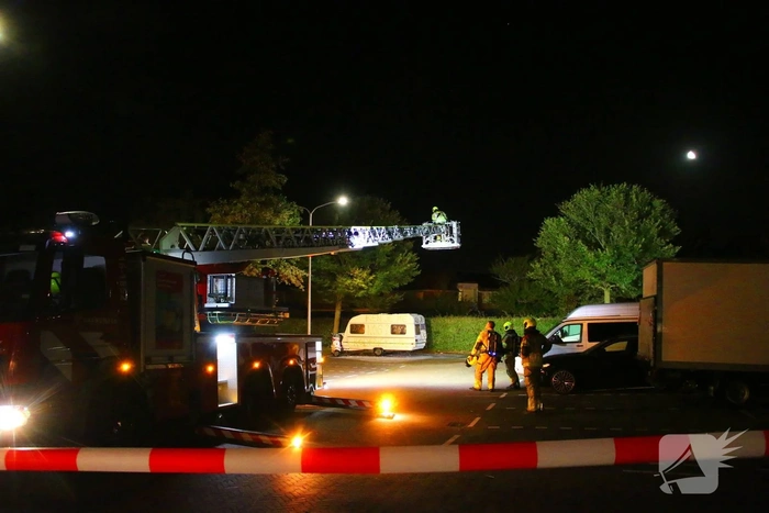 Escalatie rond caravan Rogier Smit: hulpdiensten groots aanwezig