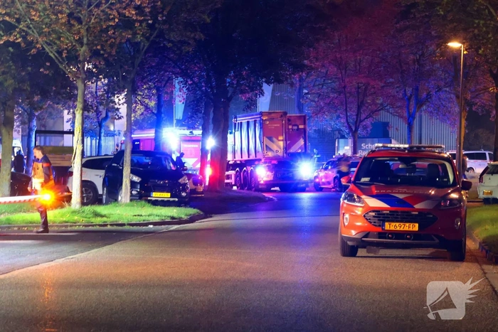 zeer grote brand in bedrijfspand