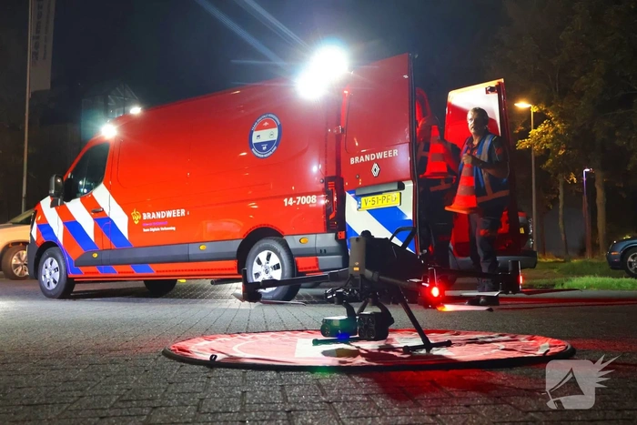 zeer grote brand in bedrijfspand