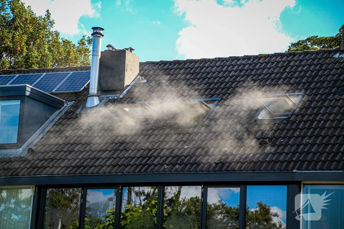 Brand in woning veroorzaakt grote rookontwikkeling