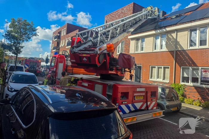 Brand op dak woning door kortsluiting zonnepanelen